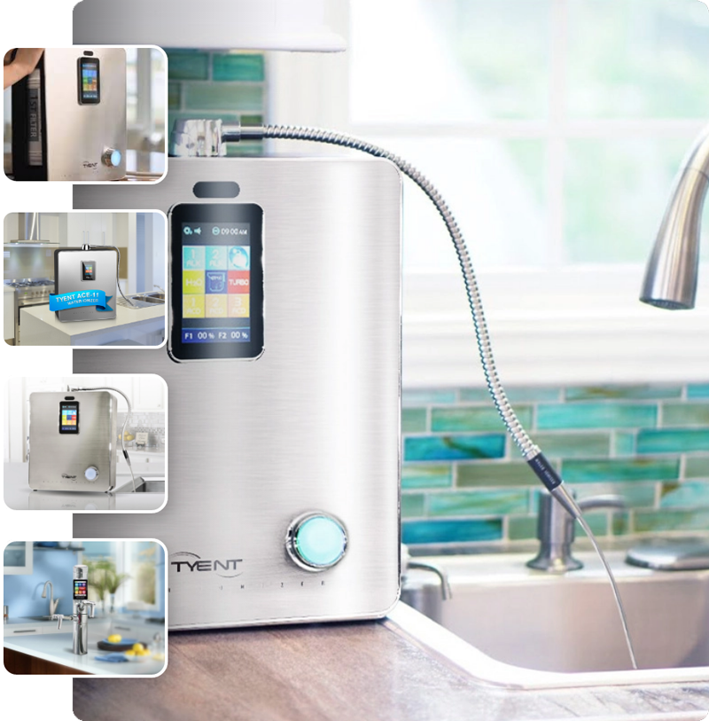 ACE 13 Above Counter Ionizer Tyent Water the highest-quality water ionization system