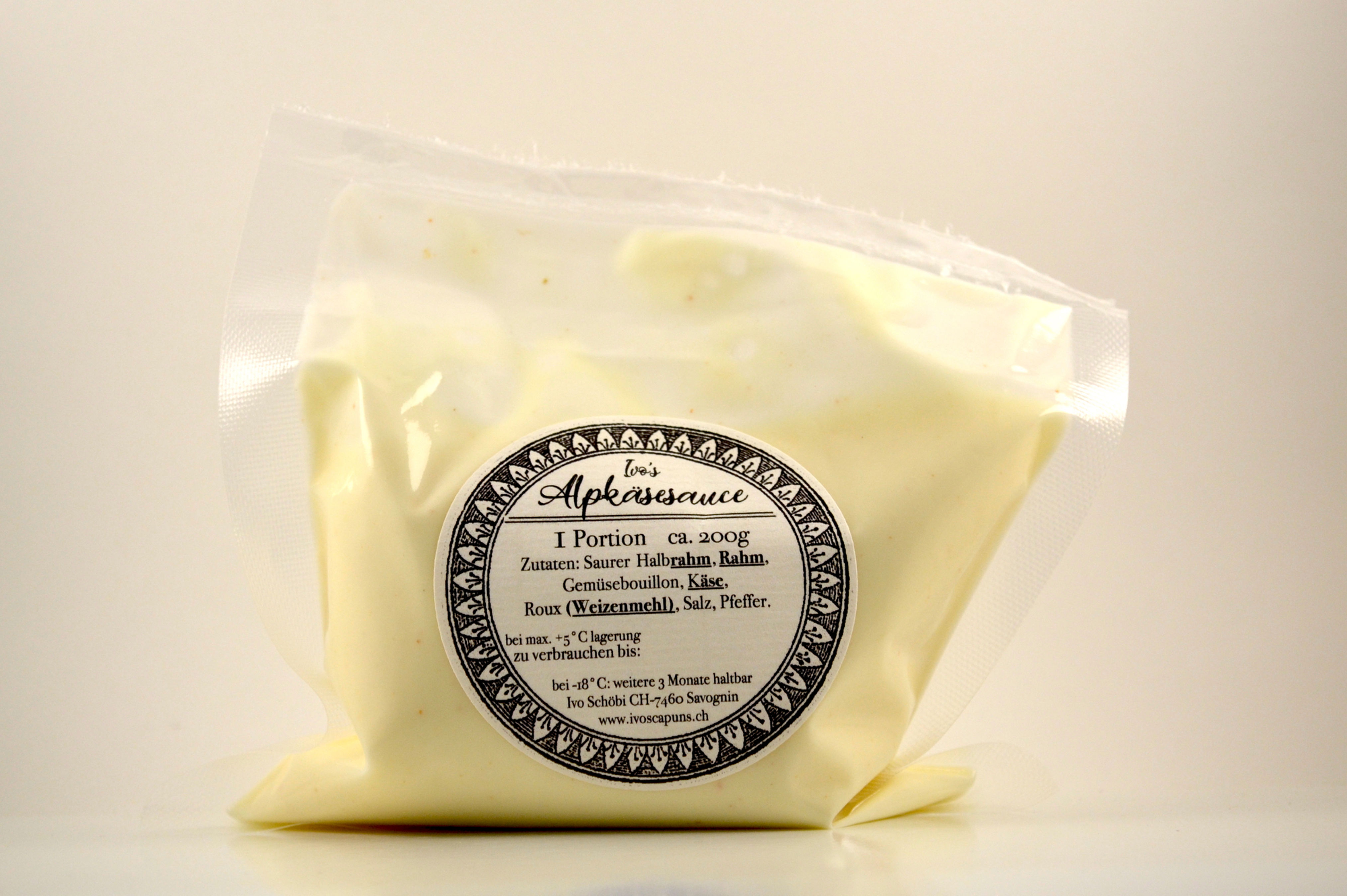 Zusätzliche Käsesauce 200ml (1 Portion)