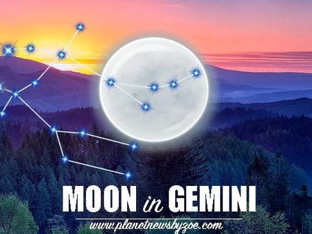 Moon in Gemini
July 22, 2022 - July 25, 2022