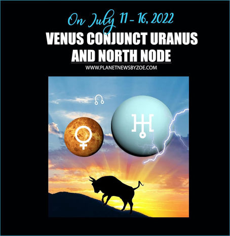 June 11th-16th, 2022 – Venus Conjunct Uranus And North Node