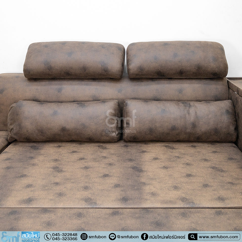 ภาพขนาดย่อ: เตียงหัวเบาะหนัง Mazara Set A