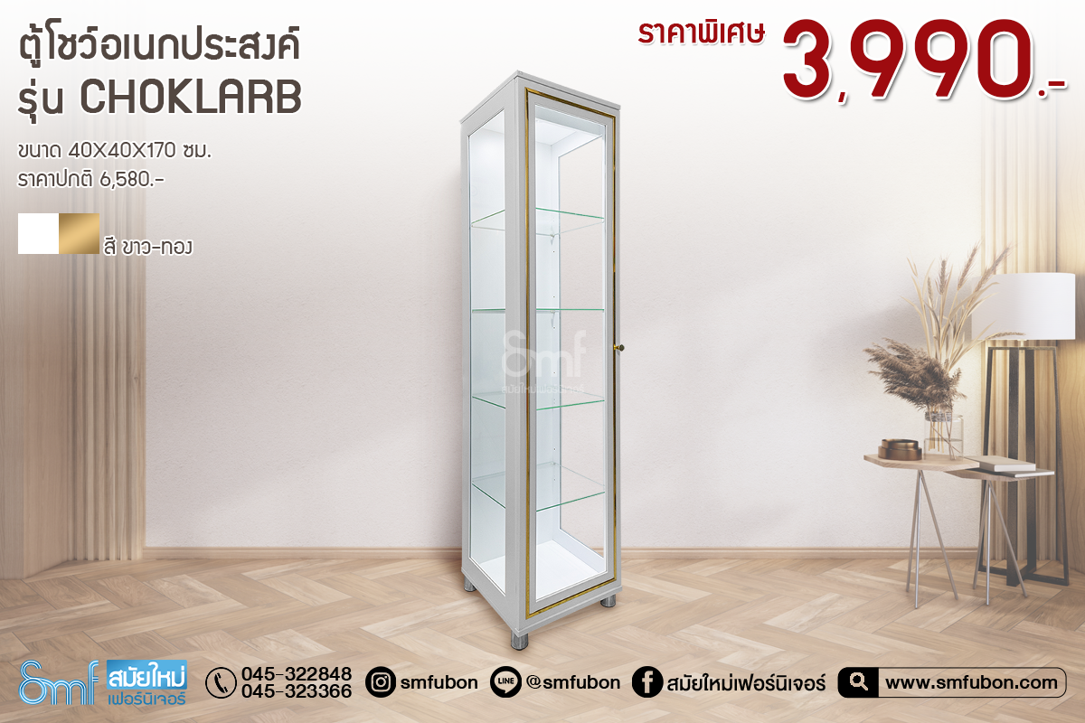 ตู้อเนกประสงค์ไฟดาวน์ไลท์ รุ่น Choklarb
