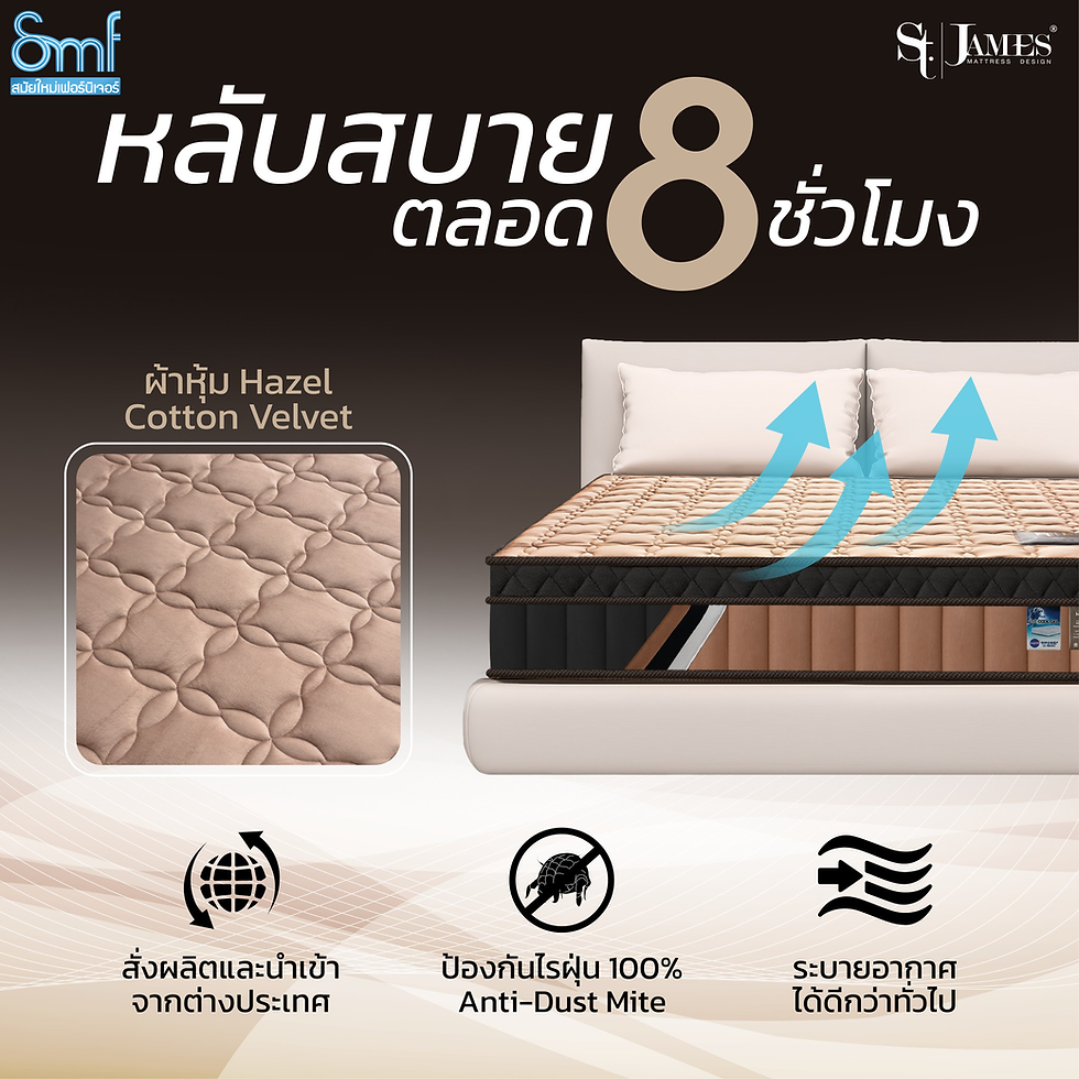 ภาพขนาดย่อ: ที่นอน St.James รุ่น Memory Zone M4