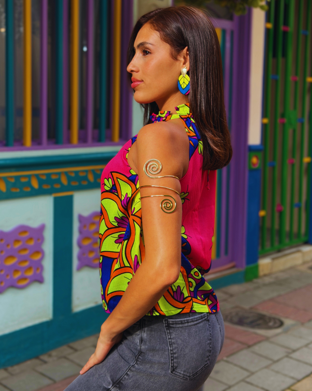Blusa Halter en Paruma