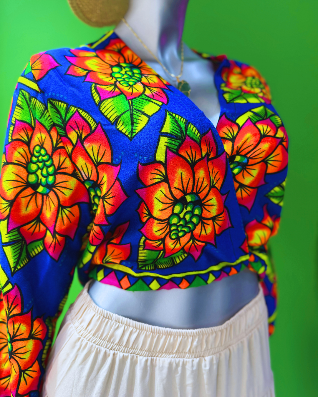 Croptop mangas en Paruma