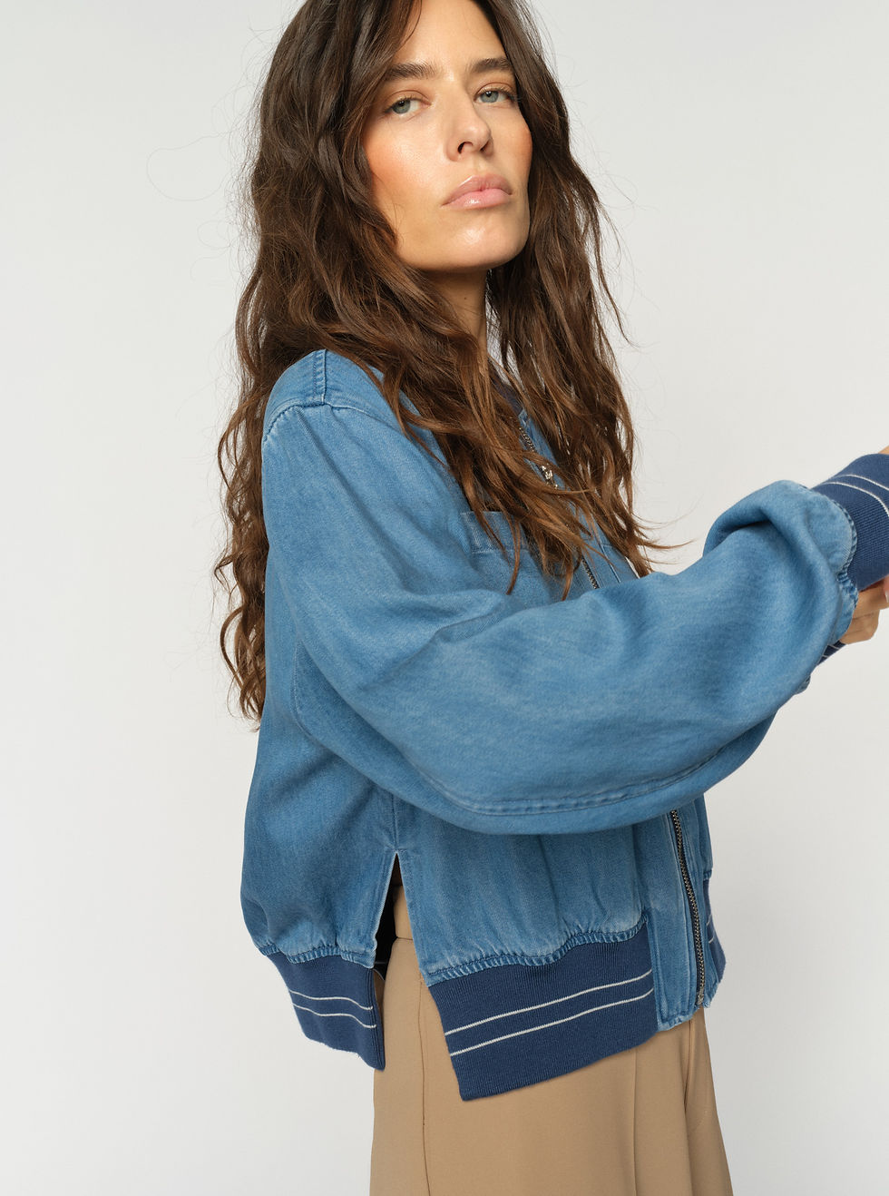 Thumbnail: Mos Mosh Cate Onyx Jacket in denim
