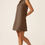 Thumbnail: Sacha Darke Jolie Shift Dress in choc cream spot