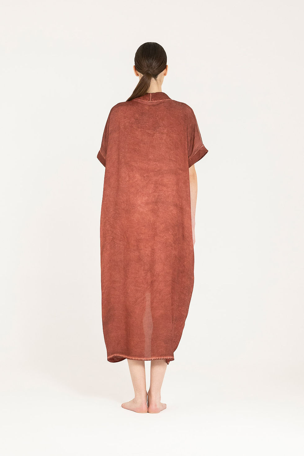 Thumbnail: Sanctamuerte 373 Dress in Red Ochre 