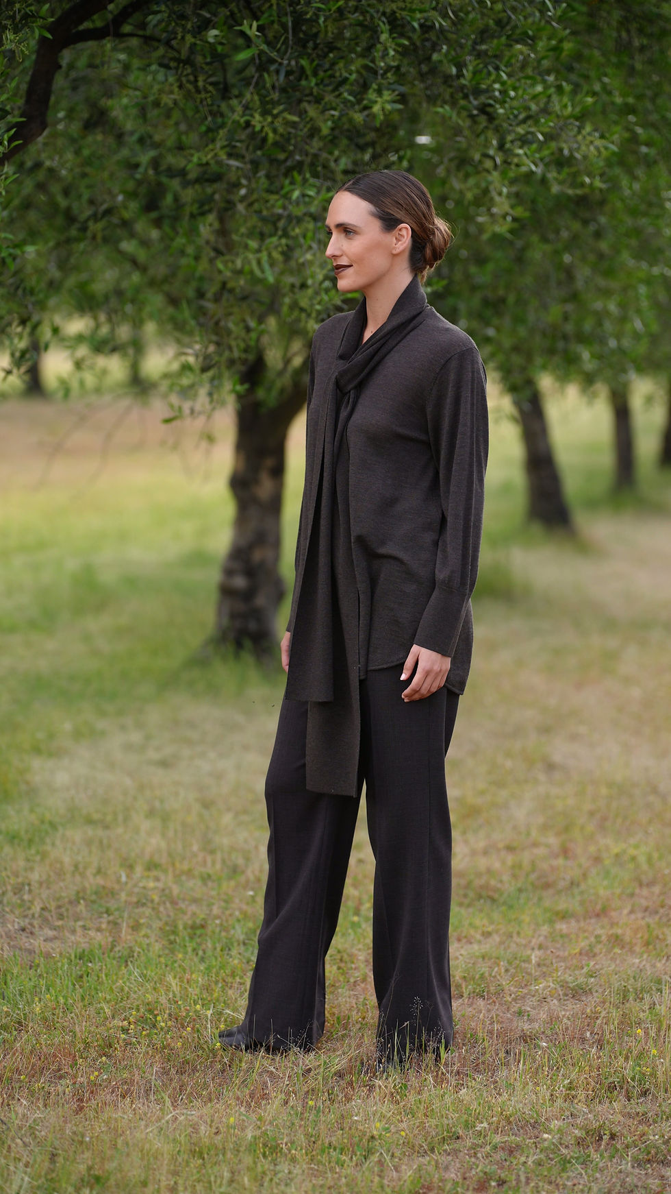 Thumbnail: Maud dainty Bernie Jacket in choccy check