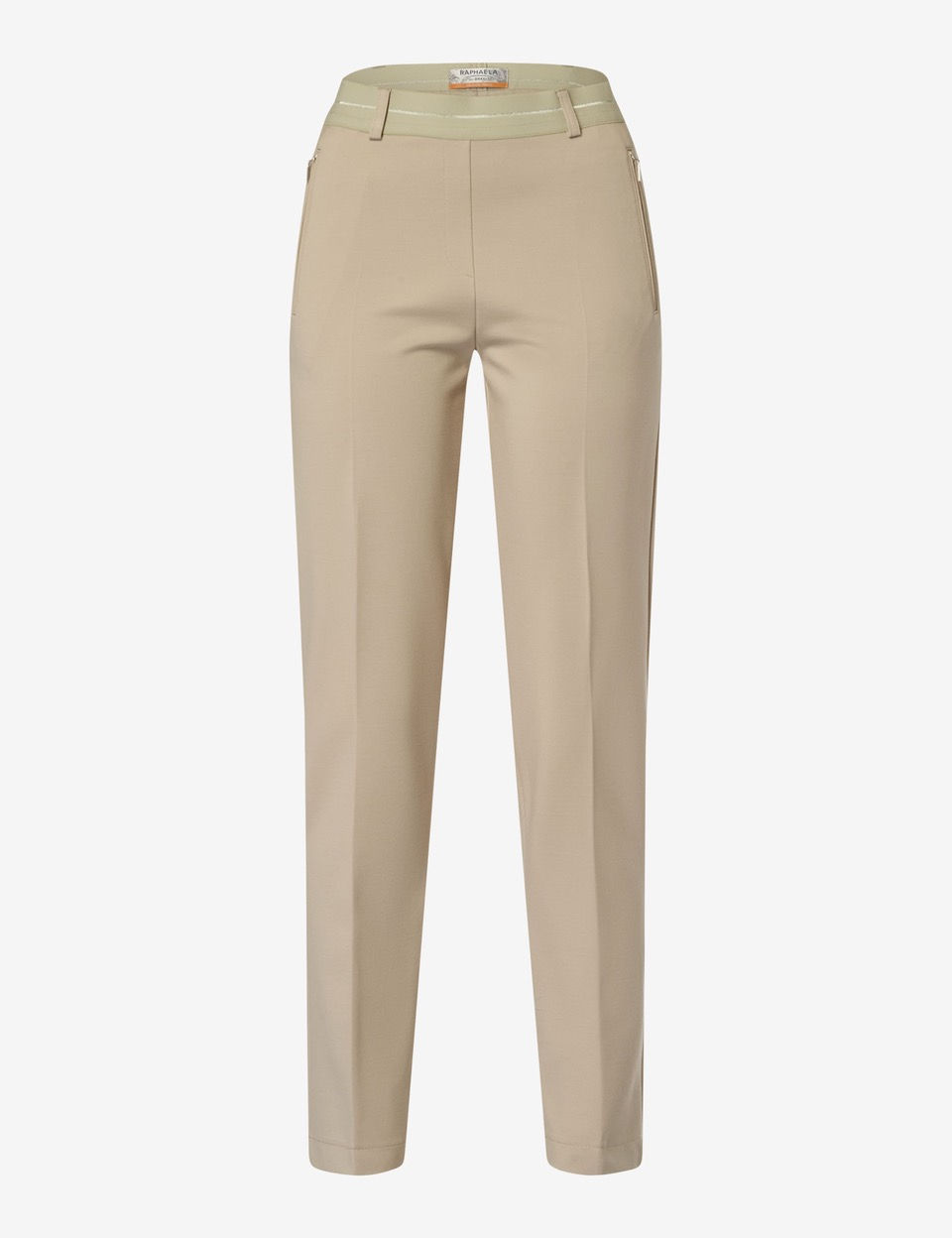 Thumbnail: Brax Raphaela LILLYTH Stretch pant in Ecru , black