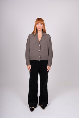 BRIDGE & LORD MARNI CROPPED CARDI (Cayenne)