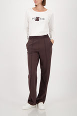 Thumbnail: Monari 809282 Basic Lettering Pants in Brownie