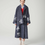 Thumbnail: Beatrice B Short Coat with Needle Flowers in navy