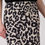 Thumbnail: Monari 409717 Leopard Print Skirt in black