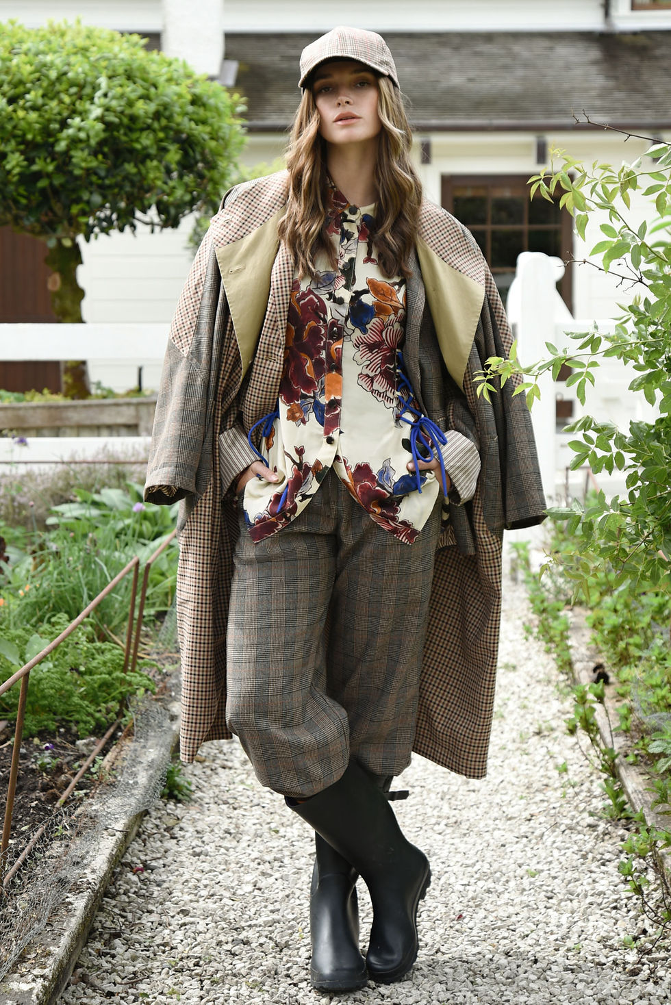 Thumbnail: Cooper Splice Of Heaven Coat in multi check