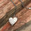 Thumbnail: Sterling Silver Heart and Pink Tourmaline Necklace 