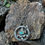 Thumbnail: Turquoise Peace Sign Necklace