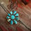 Thumbnail: Turquoise Flower Necklace 