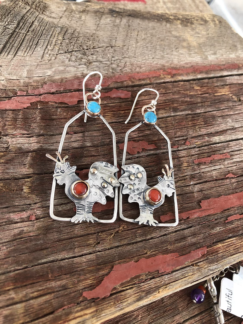 Thumbnail: Rooster Earrings