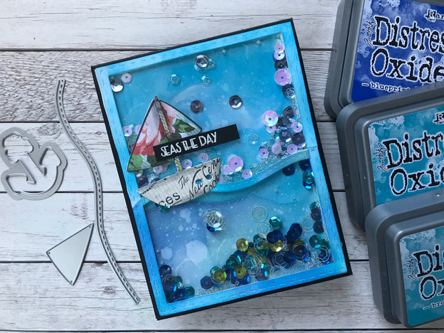 The Stamps of Life: Sailboat2Stamp Shaker Card