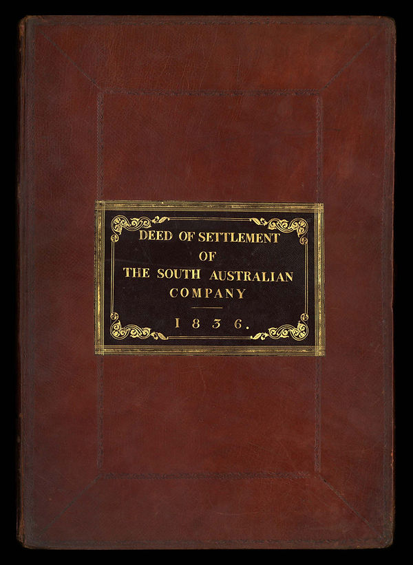 South Australian  Company Deed of Settlement 1836