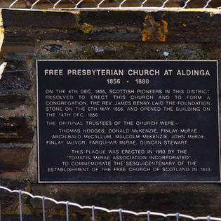 Presbyterian Church Memorial Plaque