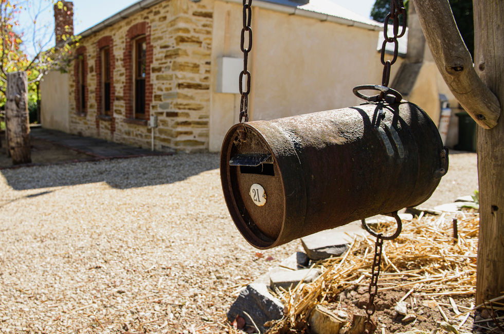 rusty letterbox