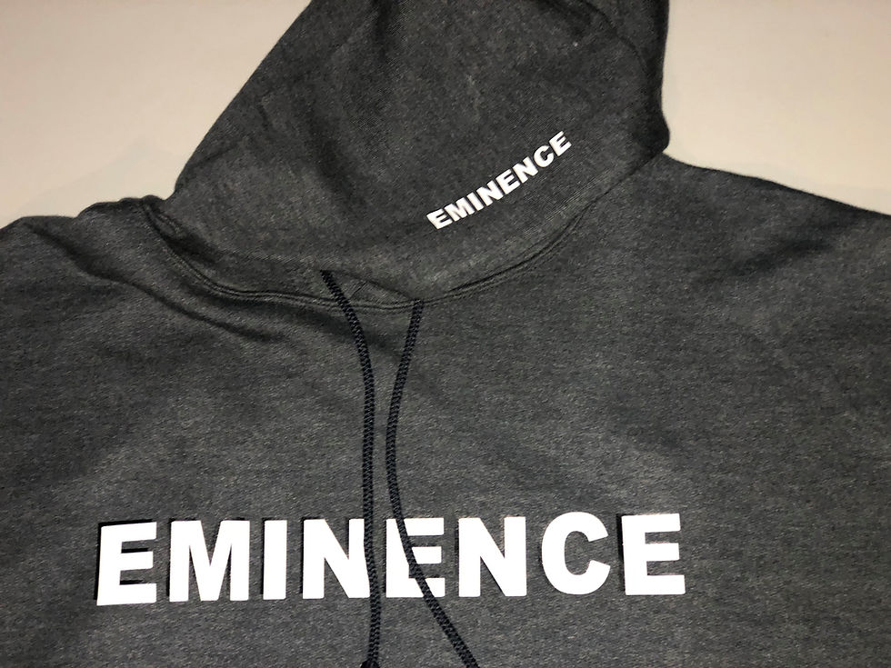 Thumbnail: Eminence gray hooded sweatshirt