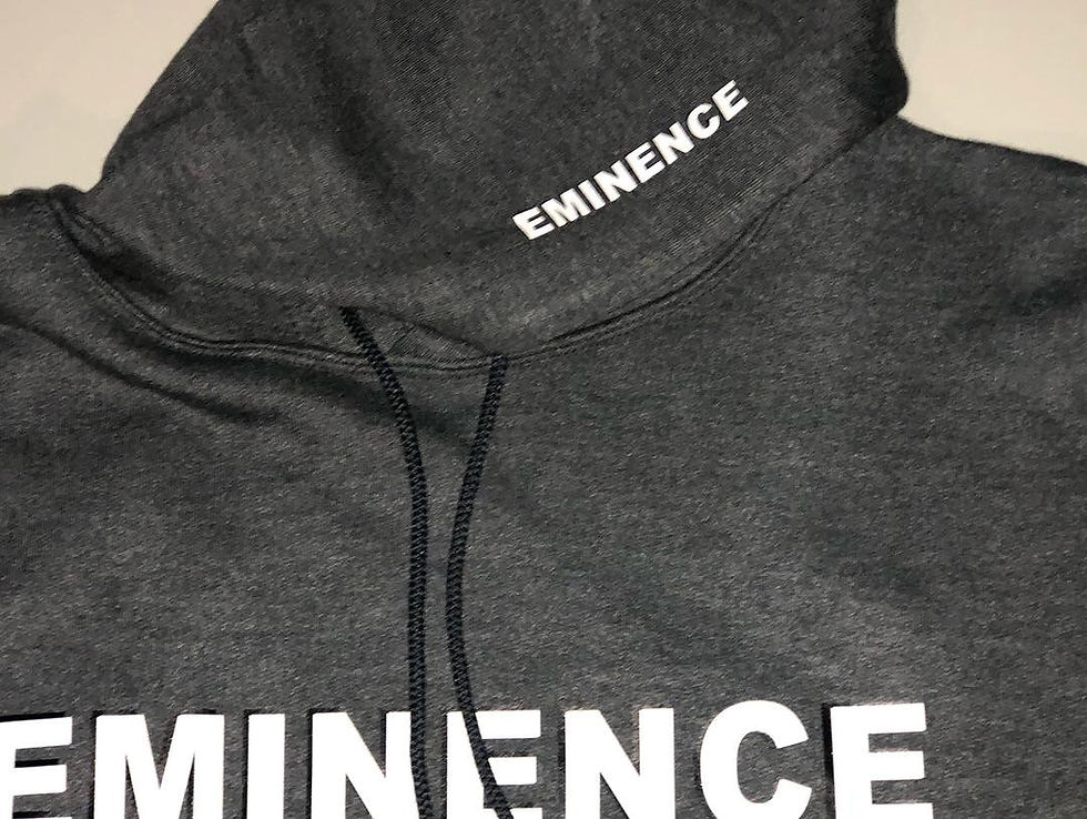 Thumbnail: Eminence gray hooded sweatshirt