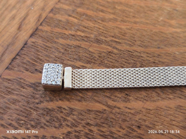Thumbnail: bracelet pendora reflexions en argent 925 fermoir zirconium taille 17 cm