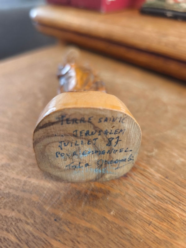 Miniaturbild: vierge en bois hauteur 14 cm