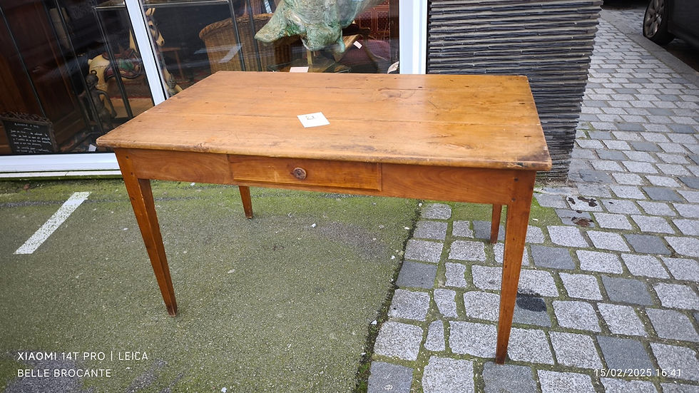Miniature : bureau table 1 tiroir taille 120 x 75 cm