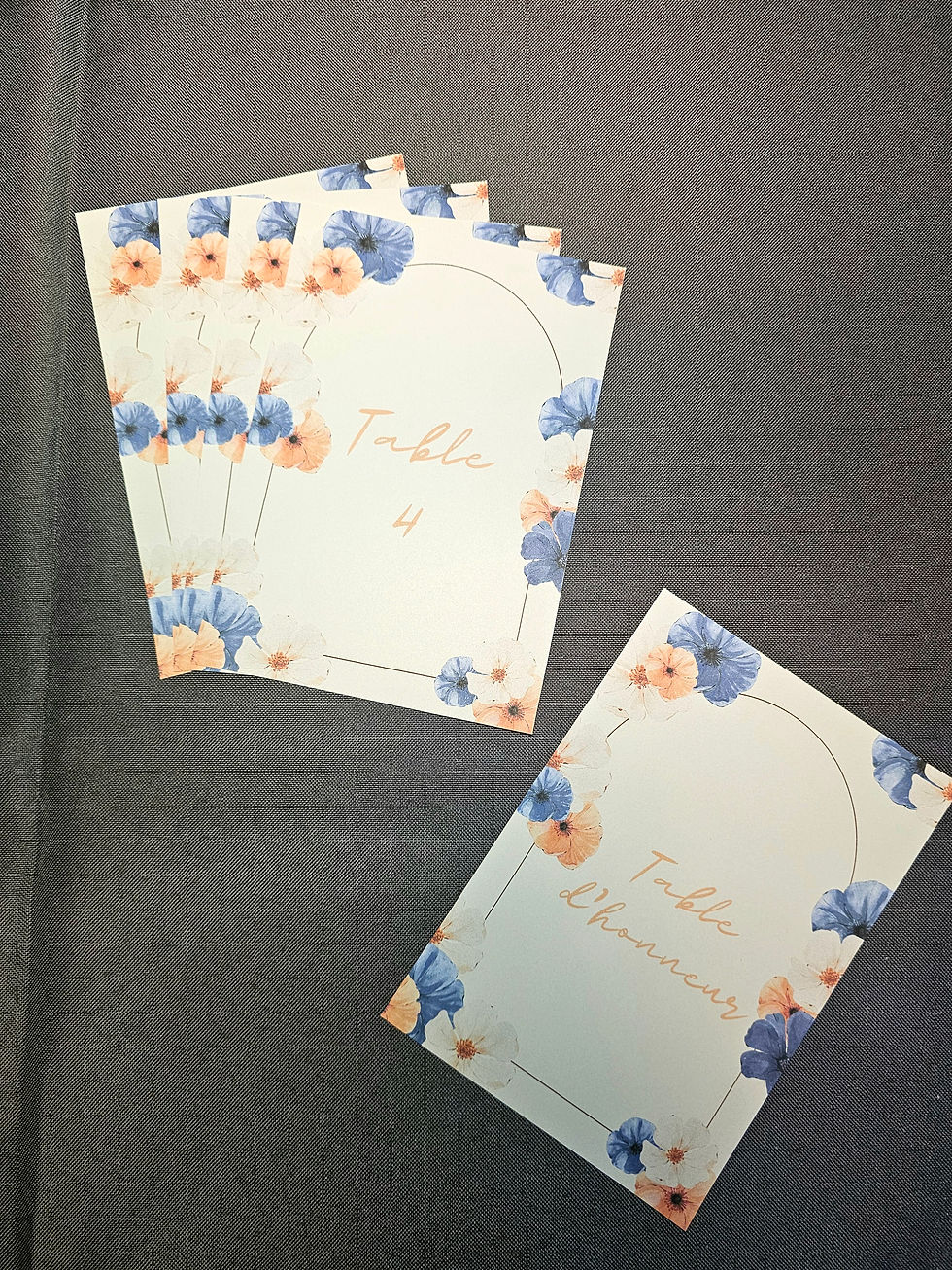 Miniature : Affiches ( Plan de table, Menu, Défis etc )