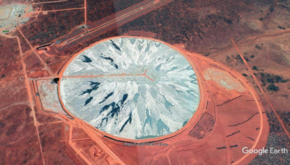 Paste/Thickened tailings Satellite View