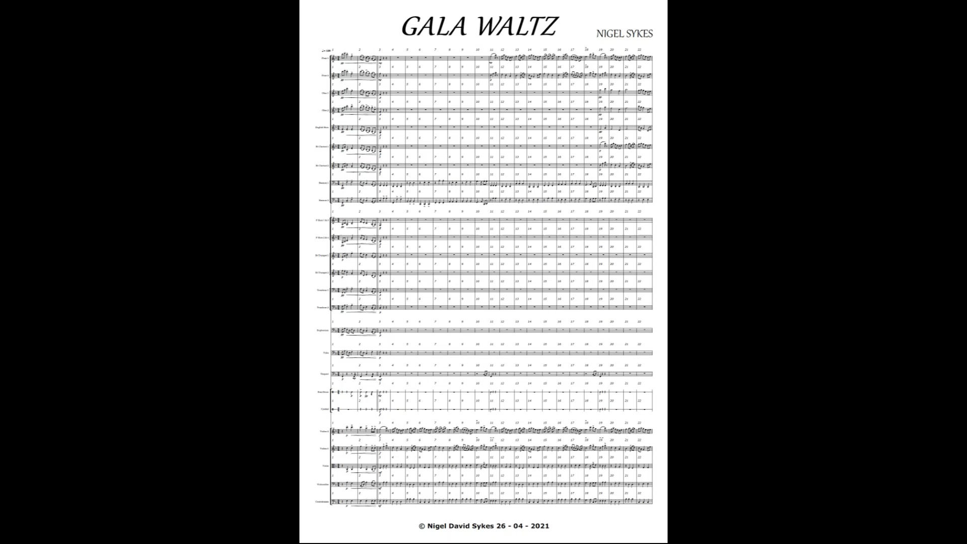 GALA WALTZ