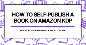 Text: How to Self-Publish a Book on Amazon KDP