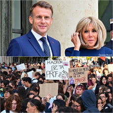 Emmanuel Macron furieux après la diffusion d’une pancarte insultante visant Brigitte Macron sur France 2