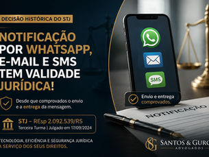 Notificação por WhatsApp agora tem respaldo do STJ: o que muda para empresas, credores e consumidores?