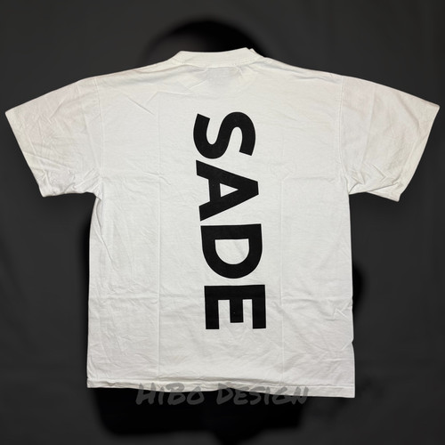 USA製SADE公式マーチャンダイス Tシャツ Mサイズ ホワイト SADE ( White ) | HiBo Design