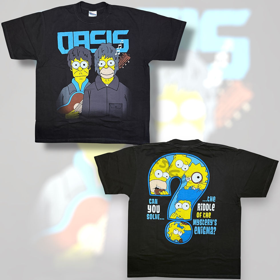 OASIS オアシス The Simpsons ザ シンプソンズ tシャツ XL OASIS オアシス ザ シンプソンズ The Simpsons tシャツ XL