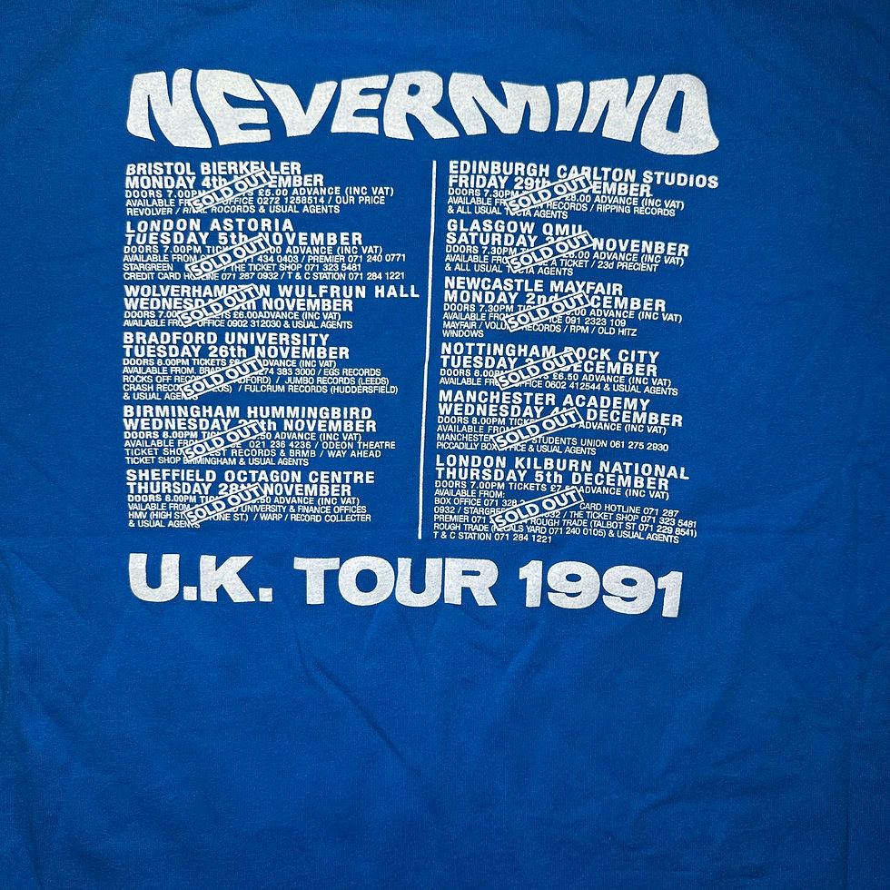Thumbnail: Nirvana Riverman u.k. tour 92 longsleeve