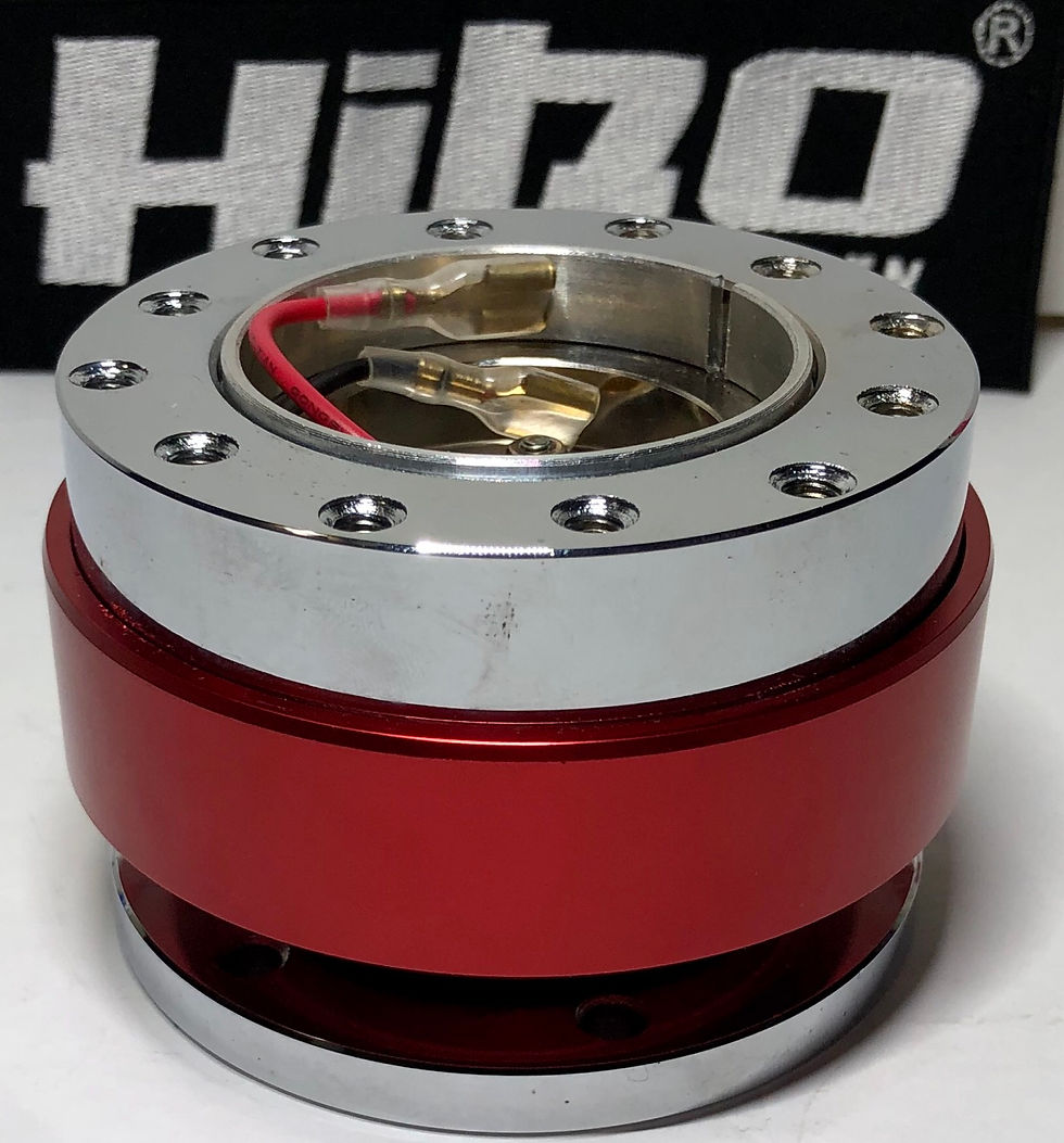 Thumbnail: Universal Steering Wheel Quick Release BALL BEARING 6 Bolt