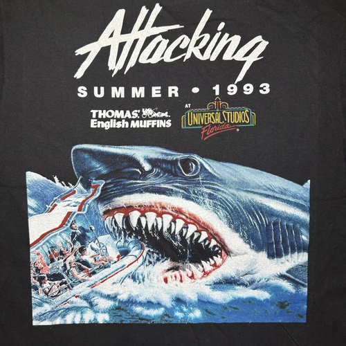 JAWS Attacking SUMMER 1993 tシャツ Jaws Attacking Summer 1993 Tシャツ XL - メルカリ