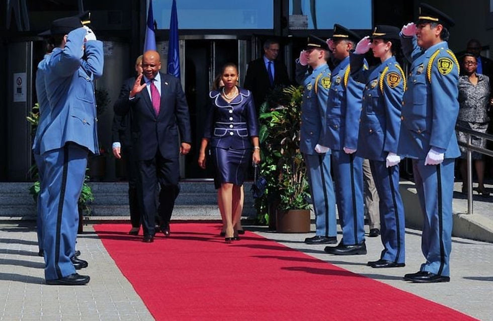 Her Royal Majesty Queen Masenate Mohato and King Letsie III of Lesotho.