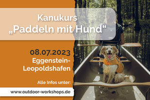 Kanukurs: Paddeln mit Hund