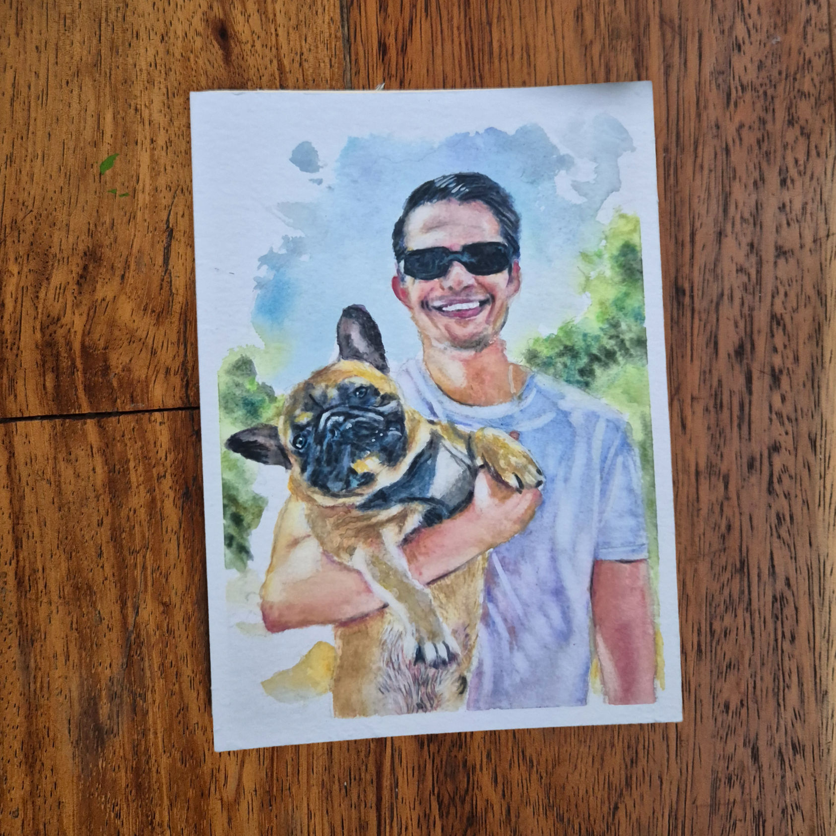 Retrato Realista - 1 Mascota+1Persona