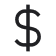 Dollar sign icon