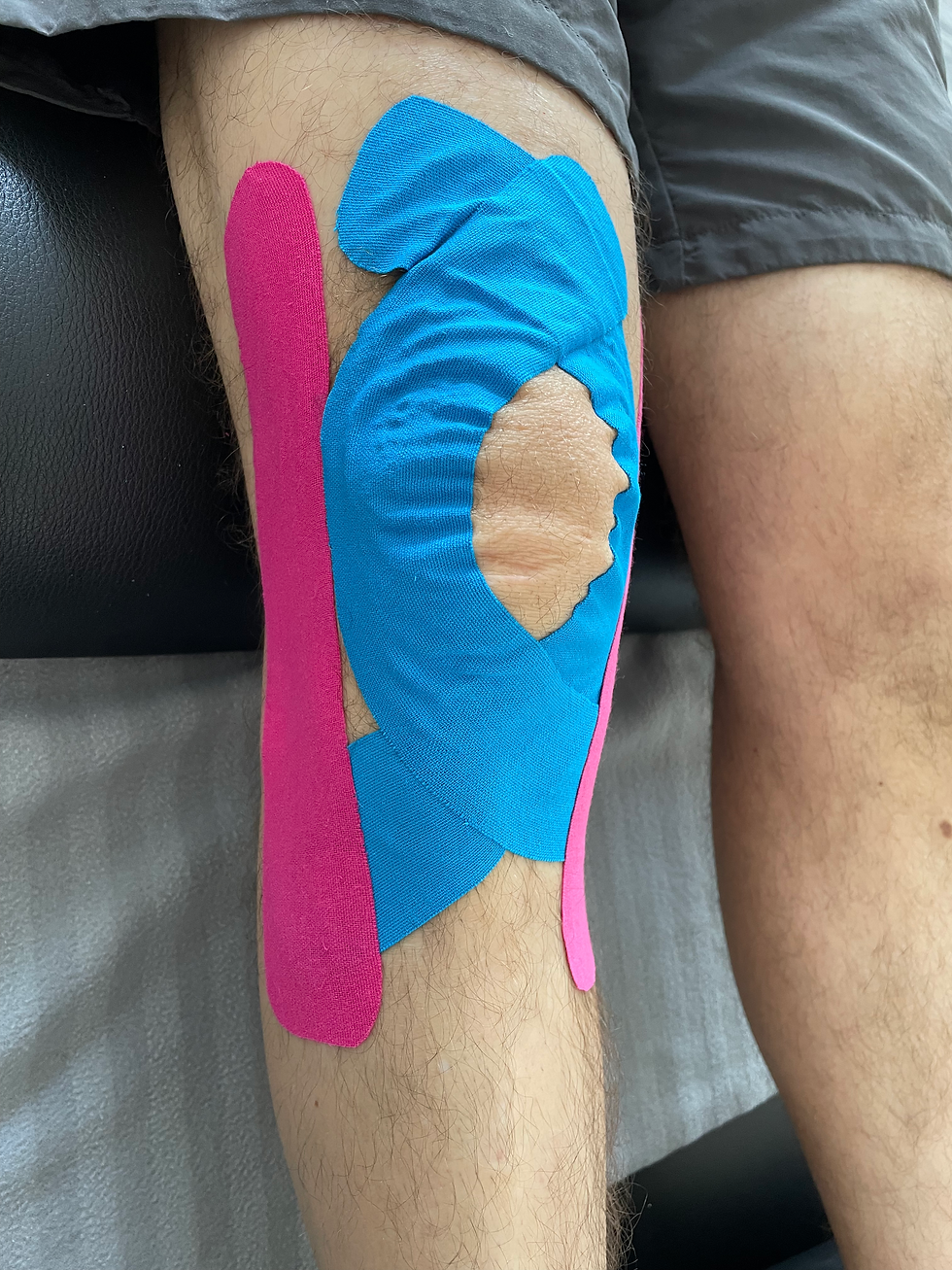 Traitement du Genou avec du Taping - Connaissances de la Formation Taping du Pôle de Thérapeutes