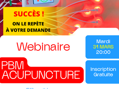 Webinaire Exceptionnel — Acupuncture : êtes-vous encore dans le bon cadre pour pratiquer aujourd’hui ? 