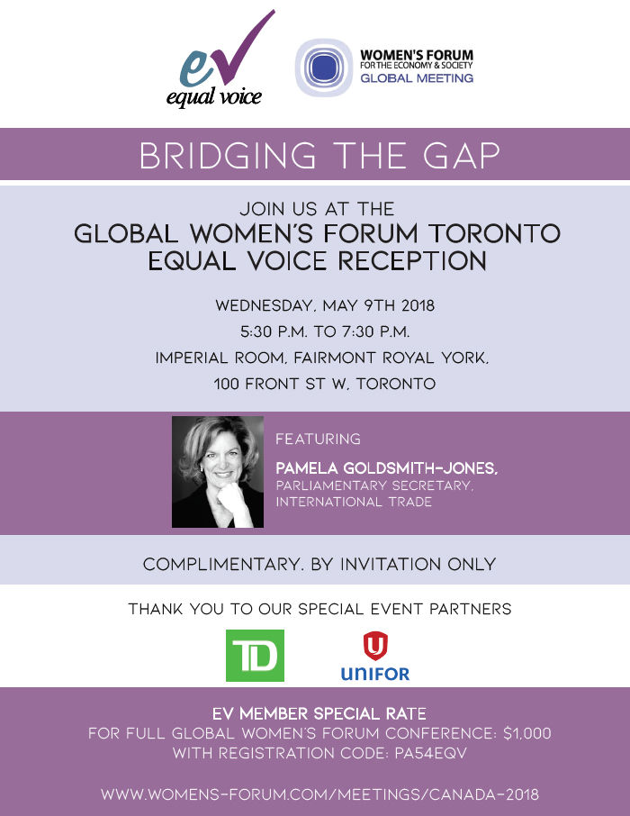 "Equal Voice Forum" Invitation